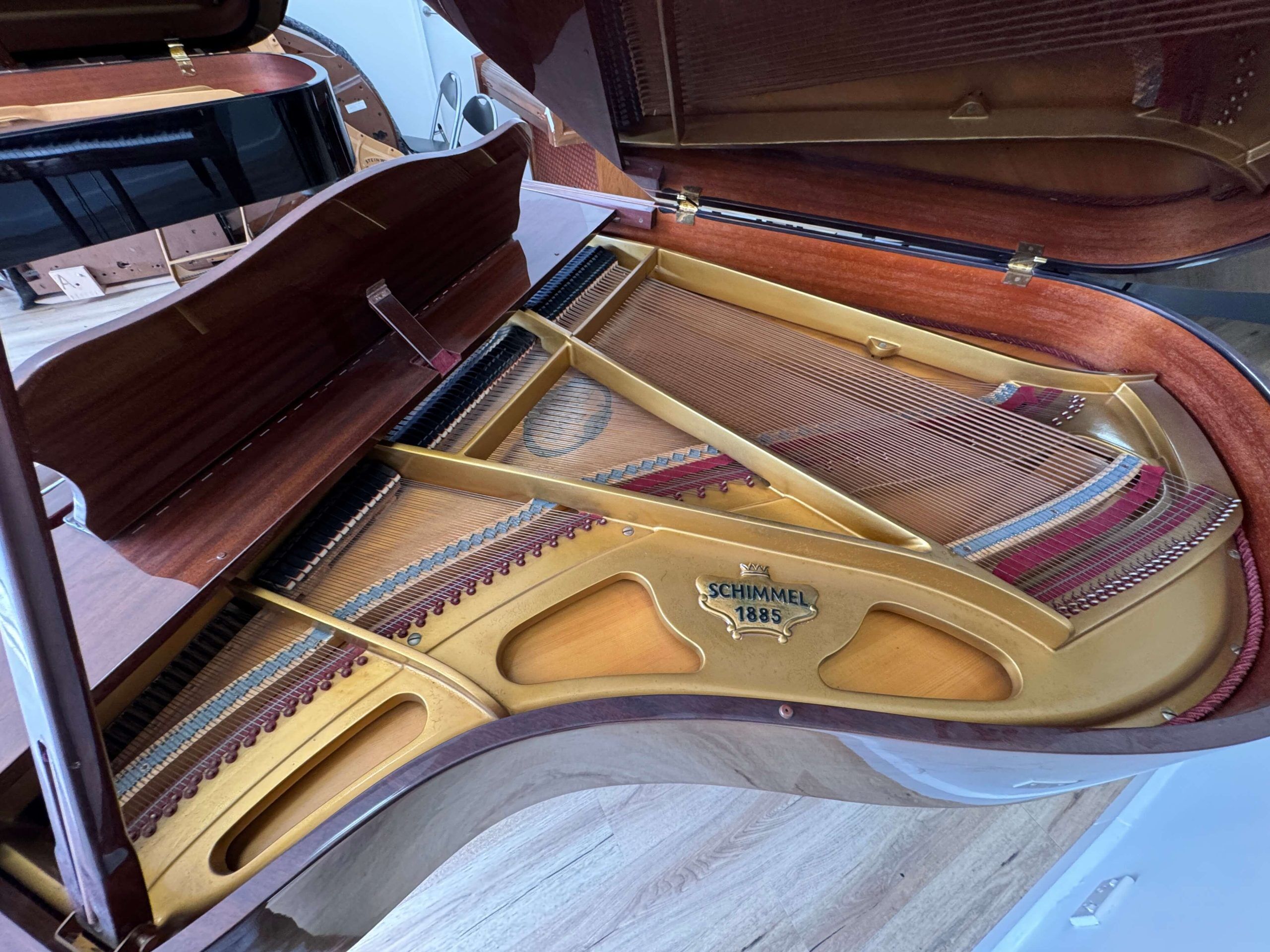 Preowned Schimmel Mahogany Grand - Image 4